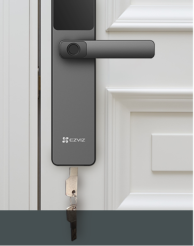 EZVIZ DL05 - CERRADURA INTELIGENTE CON TECLADO Y SENSOR DE HUELLA DIGITAL