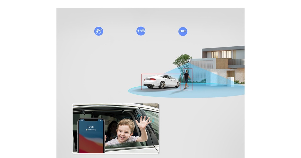 EZVIZ H3 3K - CAMARA DE VIGILANCIA EXTERIORES 3K/5MP WIFI