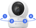 EZVIZ H6C PRO 2K - CAMARA DE VIGILANCIA CON MOVIMIENTO 3MP/2K WIFI