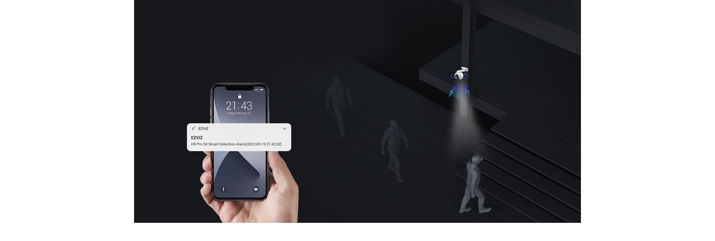 EZVIZ H8 PRO 3K - CAMARA DE VIGILANCIA EXTERIOR CON MOVIMIENTO 3K/5MP WIFI