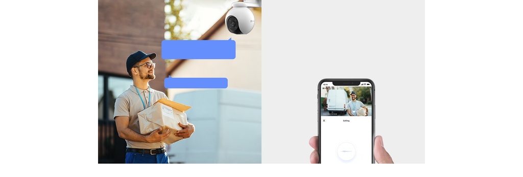 EZVIZ H8 PRO 3K - CAMARA DE VIGILANCIA EXTERIOR CON MOVIMIENTO 3K/5MP WIFI