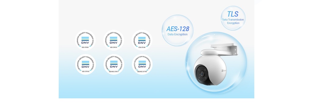 EZVIZ H8 PRO 3K - CAMARA DE VIGILANCIA EXTERIOR CON MOVIMIENTO 3K/5MP WIFI