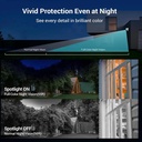 EZVIZ H8c Pro, 3K/5MP, 360° WiFi Security Camera, Outdoor | Color Night Vision, AI Human Detection, Auto Zoom Tracking, Active Defense, Audio, MicroSD/Cloud Storage