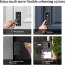 EZVIZ DL03 PRO - Smart Door Lock with Edge | Fingerprint Unlock | Remote App Unlock | Multiple Unlock Methods, Break-in Detection, Alarm