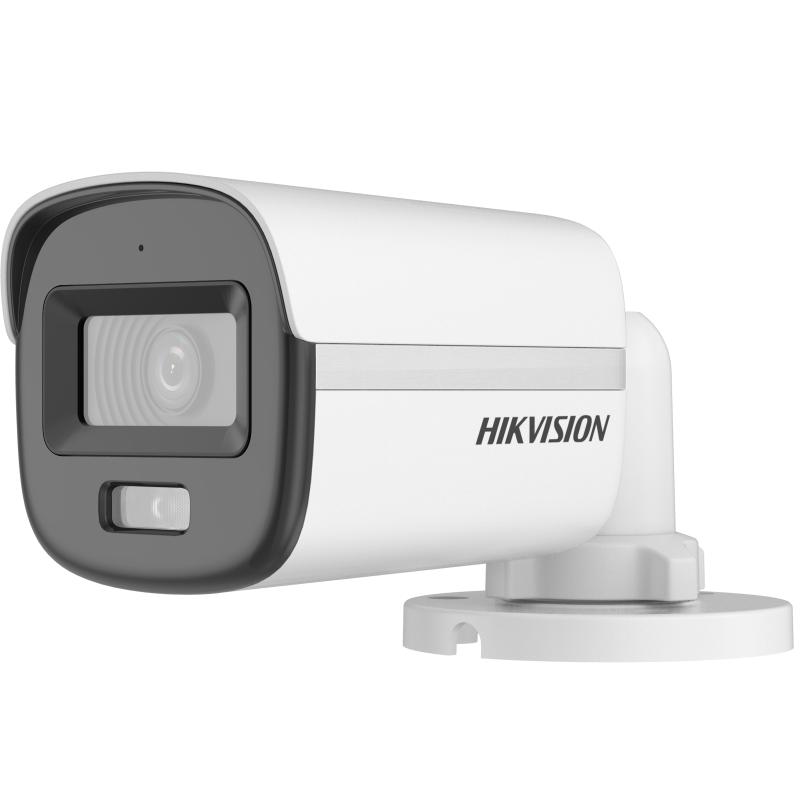 [DS-2CE10DF0T-LPFS] 2 MP Smart Hybrid Light Fixed Mini Bullet Camera with ColorVu